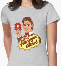 "New Fish-Fingers and Custard!" Women's Fitted T-Shirt
