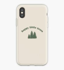 Bob Ross Happy Little Trees iPhone Case