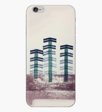 Letterpress Trees and Moon iPhone Case