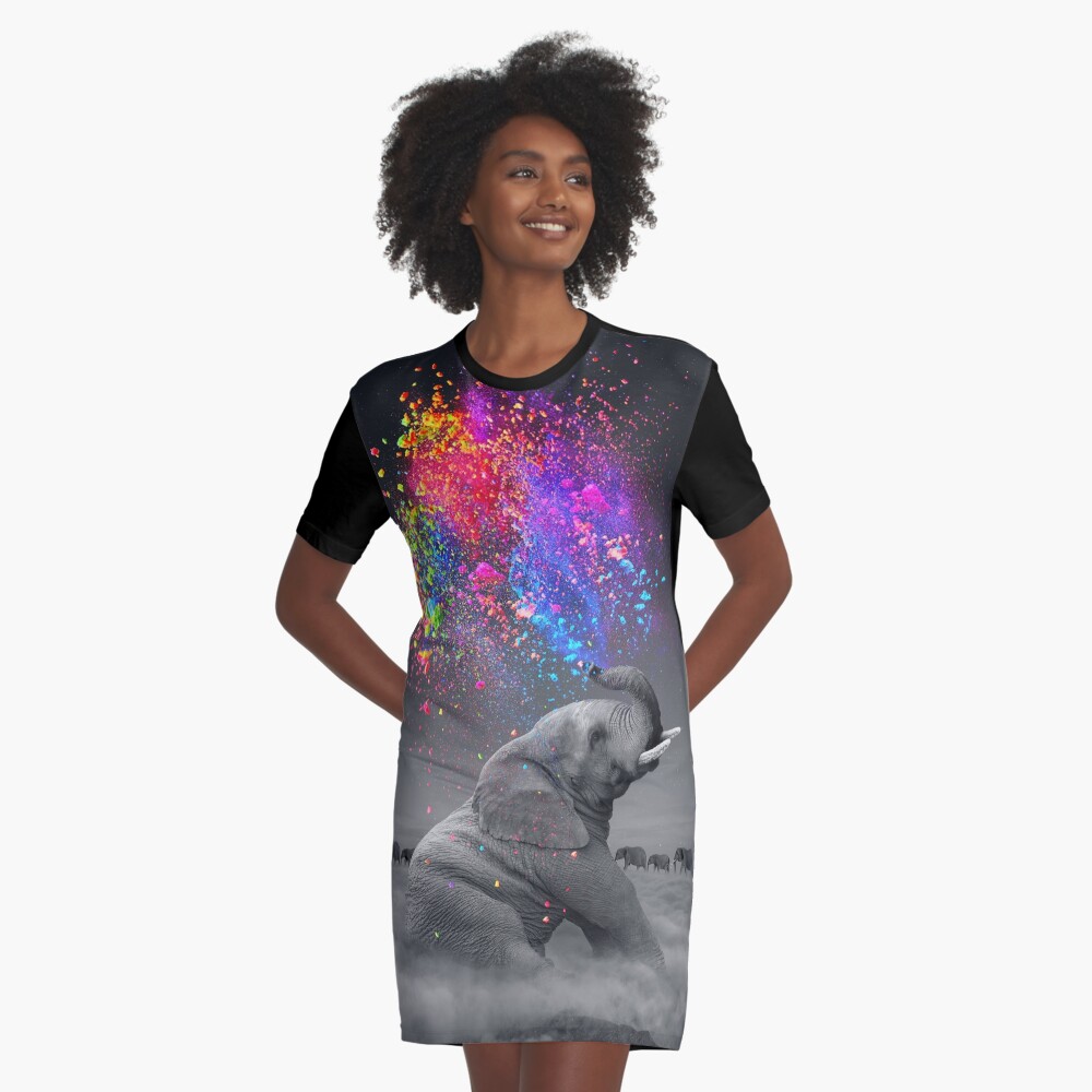 Wahre Farben innerhalb T-Shirt Kleid