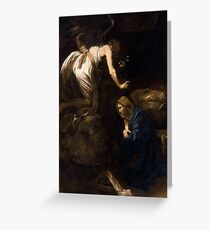 Michelangelo Merisi da Caravaggio "The Annunciation" Greeting Card