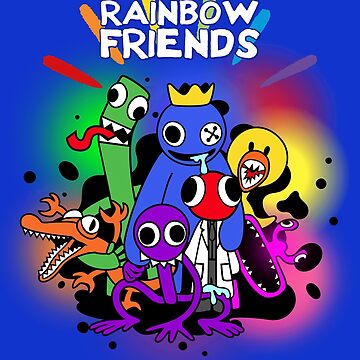 Blue Rainbow Friend Active | Poster