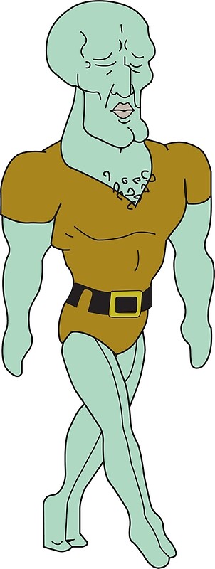 Handsome Squidward' by megamccall.