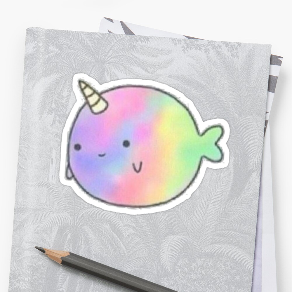 squeezamals rainbow narwhal