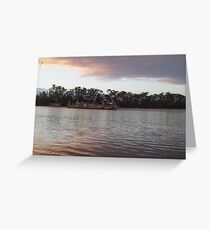 Early morning Ferry. Greeting Card