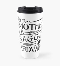 Your Mother is a Fraggin' Aardvark Vintage Look Graphic Travel Mug