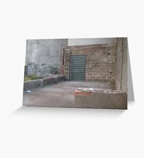 Unbuilding Edinburgh later Greeting Card