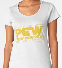 Star Wars Pew Pew! Women's Premium T-Shirt