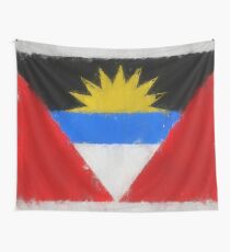 Antigua And Barbuda Flag Reworked No. 66, Series 3 Wandbehang