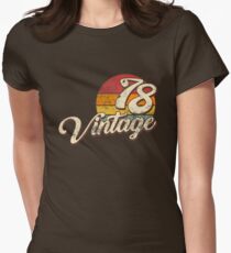 Jahrgang 1978 Tailliertes T-Shirt für Frauen