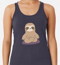 Kawaii Cute Yoga Meditating Sloth Women's Tank Top