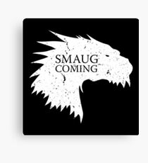 Smaug is coming Canvas Print