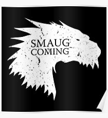 Smaug is coming Poster