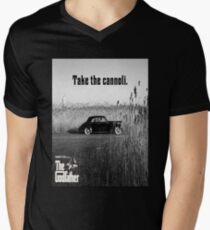The Godfather Take the Cannoli Men's V-Neck T-Shirt