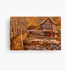 Golden Glade Creek Grist Mill Canvas Print