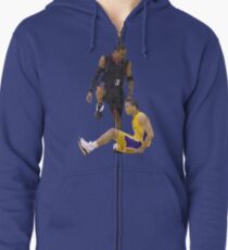 Allen Iverson Steps Over Tyronn Lue Low Poly Zipped Hoodie