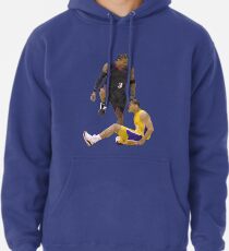 Allen Iverson Steps Over Tyronn Lue Low Poly Pullover Hoodie