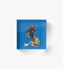 Allen Iverson Steps Over Tyronn Lue Low Poly Acrylic Block