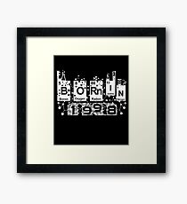 Science Birthday Shirts for Ages 19 Framed Print
