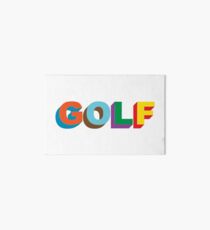 Mehrfarbiger 3D Golf Wang Galeriedruck
