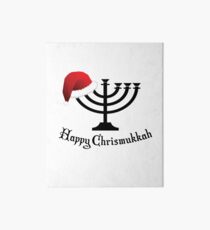 Lámina rígida Feliz Chrismukkah | Navidad Hanukkah