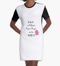 Vestido camiseta Yo horneo para no golpear a la gente en la hornada de la garganta