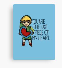 Legend Of Zelda - The Last Piece Canvas Print