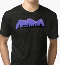 Camiseta de tejido mixto Compañerismo en la tarde