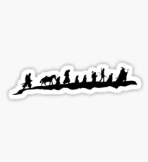 Fellowship black Sticker