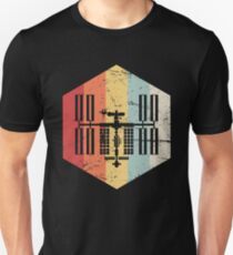 Retro ISS International Space Station Icon Unisex T-Shirt