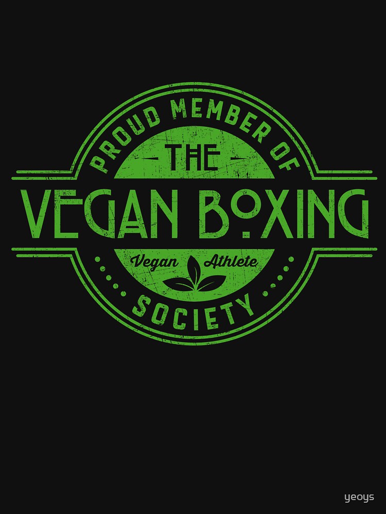 Vegan Boxing Athlete Society Club Member Gift von yeoys