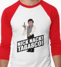 Nick Nack Tabasco! Men's Baseball ¾ T-Shirt