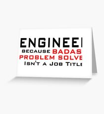 Engineer Greeting Card
