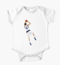 Body de manga corta para bebé Dirk Nowitzki Fadeaway