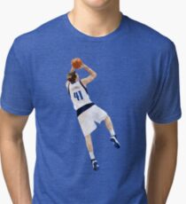 Dirk Nowitzki Fadeaway Tri-blend T-Shirt