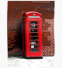 Red Phone Box- London England UK Poster