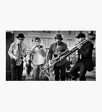 street musicians Photographic Print