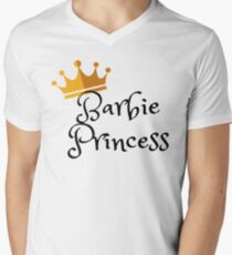 Barbie Princess Men's V-Neck T-Shirt