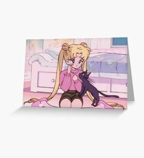 sad usagi Greeting Card