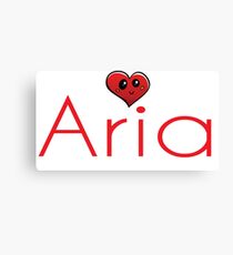 Inspired by The Color of Money / Name Aria Canvas Print