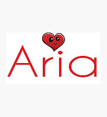 Inspired by The Color of Money / Name Aria Photographic Print