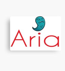 Inspired by The Color of Money / Name Aria Canvas Print
