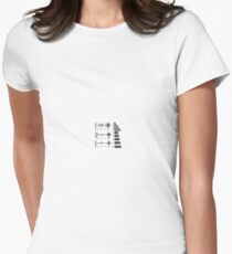 Mathematical Multiplication 1, #Mathematical, #Multiplication, #MathematicalMultiplication Women's Fitted T-Shirt
