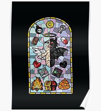 The Binding of Isaac, cathedral glass Poster