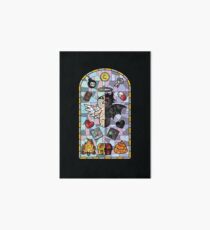 The Binding of Isaac, cathedral glass Art Board