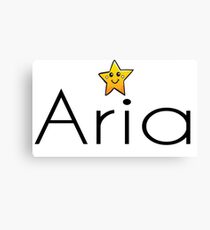 Inspired by The Color of Money / Name Aria Canvas Print