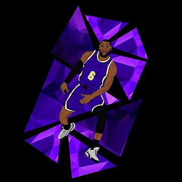 Lebron James Jersey Art Board Print for Sale by WalkDesigns