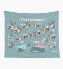 Know Your Reindeer Wall Tapestry