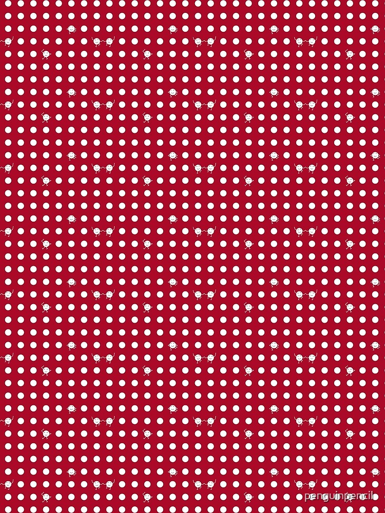 Polka dots! - RED by penguinpencil
