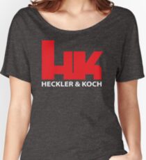 Hk Heckler And Koch Firearms Gun Logo Mens Pro Gun 2nd Amendmen T Shirt NF748 Trending Women's Relaxed Fit T-Shirt